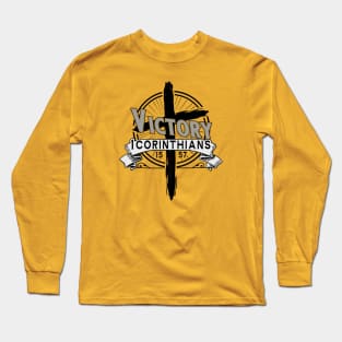 VICTORY 1 Corinthians 15:57 Long Sleeve T-Shirt